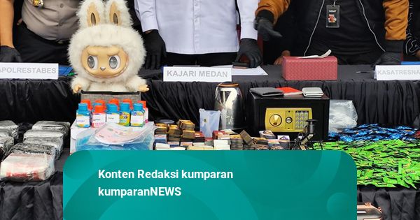 Sejoli di Medan Edarkan Liquid Etomidate yang Dikemas Gambar Labubu