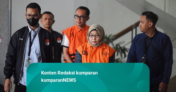 Foto: KPK Tahan ASN BPK Terkait Suap Temuan Pengadaan Smart TV di Muara Enim