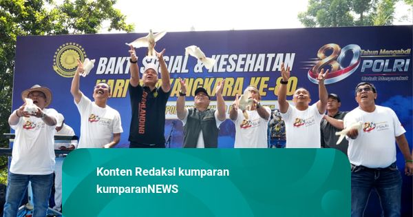 Jelang Hari Bhayangkara ke-80, Wakapolri dan Akpol '90 Gelar Bakti Sosial