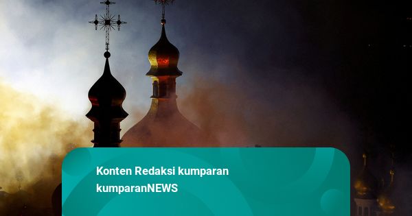 Foto: Situs Warisan Dunia UNESCO di Ukraina Hancur Dihantam Rusia