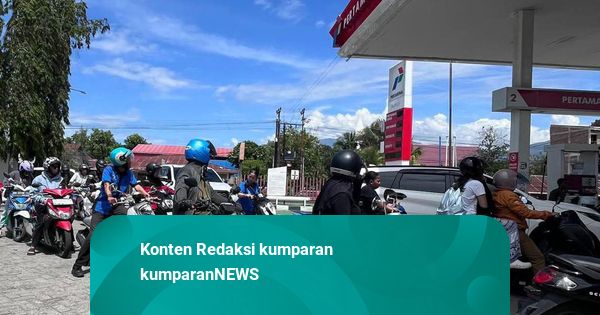 Polisi Batasi Pembelian BBM Imbas Warga Palu Antre di SPBU Usai Gempa