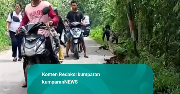 Jalan Penghubung Palolo-Napu Amblas Imbas Gempa 6,7 M Palu