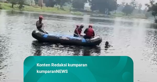 Damkar Depok Selami Setu Sawangan 5 Meter, Evakuasi iPhone Warga yang Tercebur