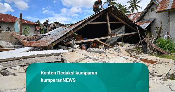 Update Gempa 6,7 M Sulteng: 3 Orang Meninggal, 108 Luka, 1.652 Rumah Rusak