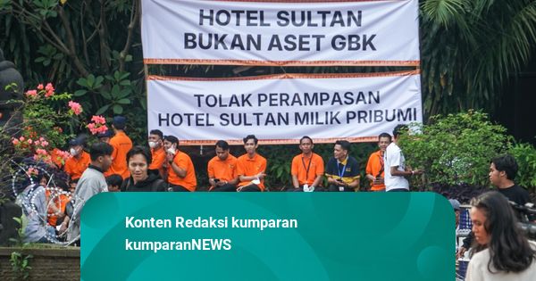 Foto: Suasana Hotel Sultan Jelang Eksekusi Pengosongan Lahan