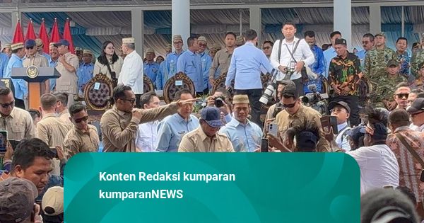 Prabowo Hadiri PENAS Petani-Nelayan XVII di Gorontalo, Disambut Antusias Warga
