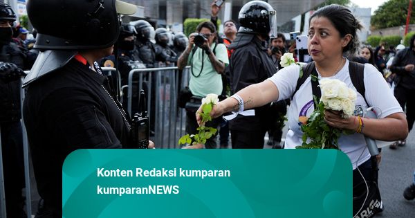 Foto: Keluarga Korban Orang Hilang Gelar Aksi saat Piala Dunia 2026 di Meksiko