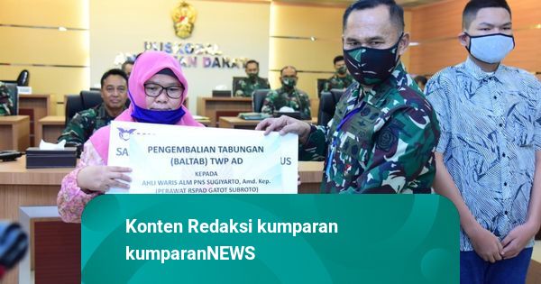 TNI AD Beri Santunan ke Keluarga 2 Perawat RSPAD yang Meninggal karena ...