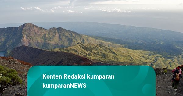 Longsor Tutup Jalur Wisata Pusuk Sembalun Gunung Rinjani, Lombok