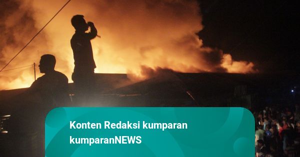 Rumah di Gambir Jakpus Terbakar, 22 Unit Damkar Dikerahkan