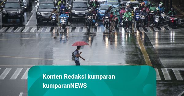 Cuaca Jakarta Hari Ini: Hujan di Pagi Hari, Berawan Siang-Malam