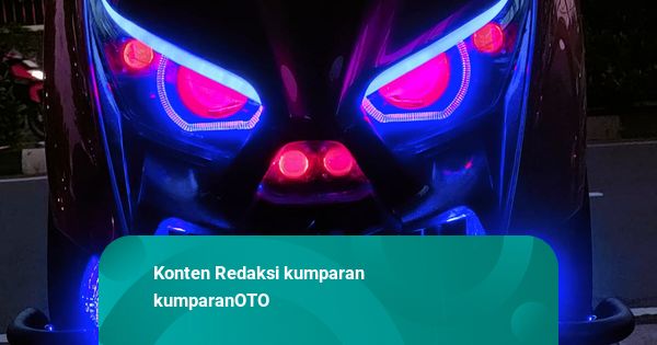 Jangan Asal, Modifikasi Motor Pakai Lampu Biled Wajib Perhatikan Ini