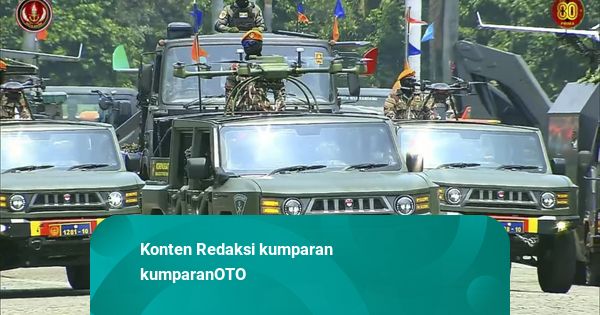Deretan Kendaraan Tempur Unjuk Diri di HUT ke-80 TNI