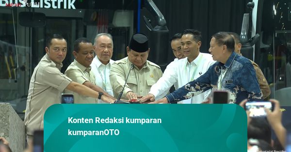 Resmikan Pabrik EV di Magelang, Prabowo Singgung Produksi Sedan Listrik 2028