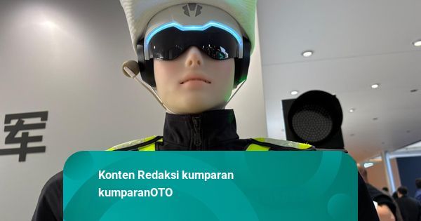 Melihat Robot Polisi Bertugas di Beijing Auto Show 2026