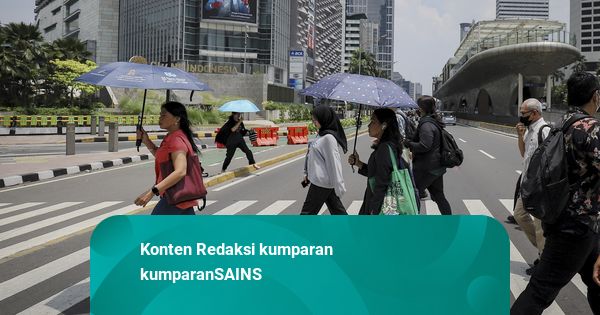 Jabodetabek Lagi Panas Banget: Suhu Maksimum di Ciputat 35,6°C, Tj. Priok 34,8°C