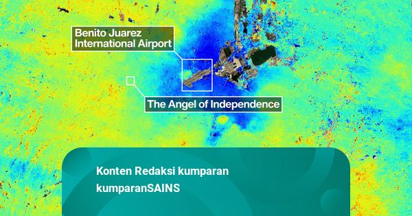Permukaan Tanah Ibu Kota Meksiko Turun 24 Cm Per Tahun