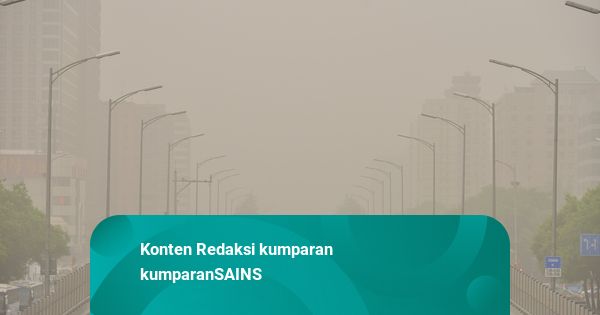 Detik-detik Badai Pasir & Angin Kencang Terjang China, Bikin Siang Gelap Gulita