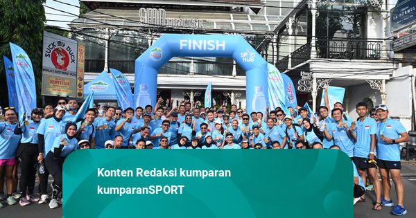Ratusan Le Minerale Running Squad Ubah Kilometer Lari Jadi Donasi ke Palestina