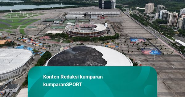 Foto: Atap Velodrome Olimpiade Rio 2016 Alami Kebakaran