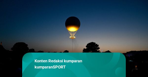 Foto: Kuali Obor Olimpiade 2024 Kembali Mengudara di Langit Paris