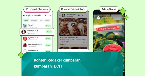 WhatsApp Rilis Fitur Baru di Updates: Channel Berbayar sampai Iklan Status