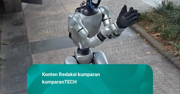 Heboh Robot Ngemis di China: Bersimpuh Minta Sedekah, Ada QR Code Transfer Uang