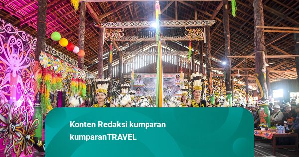 Foto: Kemeriahan Festival Mencaq Undat 2025 untuk Melestarikan Budaya Suku Dayak