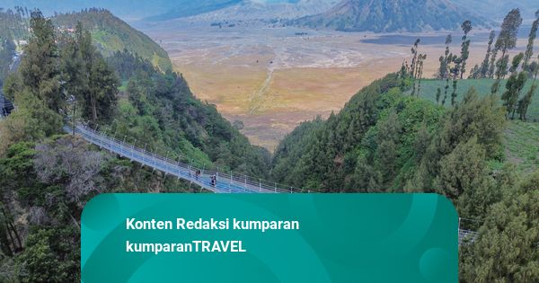Foto: Jembatan Kaca Sepanjang 130 Meter di Bromo Resmi Dibuka untuk Umum