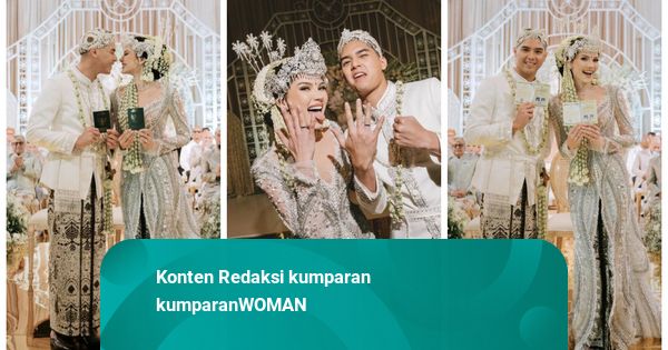 Tampilan Anggun Alyssa Daguise saat Akad, Pakai Kebaya Pertama dari Tex Saverio