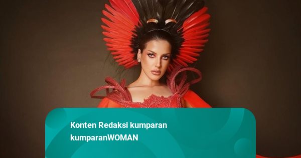 Penampilan Tasya Farasya yang Serba Merah saat Tirukan Varang Karakter Avatar