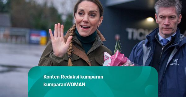Tampil dengan Gaya Baru, Kate Middleton Kepang Rambut saat Kunjungan Kerajaan