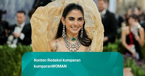 Gaya Isha Ambani Bawa Mangga di Met Gala 2026, Busananya Bertabur Berlian