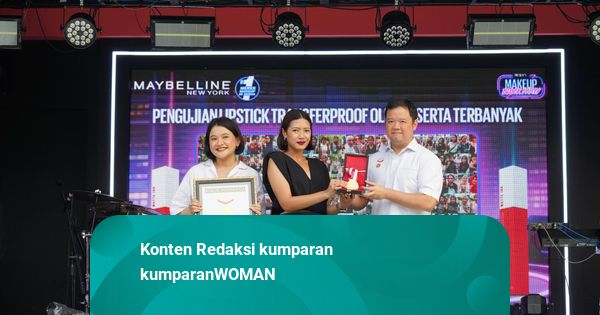Diikuti 5 Ribu Peserta, Uji Lipstik Transferproof Maybelline Catat Rekor MURI