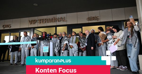 Konten YouTube: Penampakan Aktivis GSF Dideportasi oleh Israel, Landing di Turki