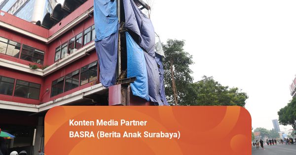 JPO Tunjungan yang Melegenda Dibongkar, Pemkot Surabaya Ungkap Alasannya
