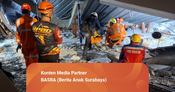 Pemkot Surabaya Bantu Evakuasi Korban Ambruknya Ponpes di Sidoarjo