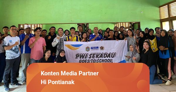 PWI Sekadau Goes To School ke SMAN 1 Nanga Taman