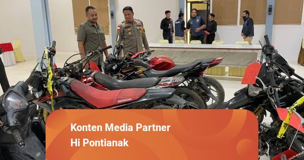 Residivis Pengangguran di Sintang Curi 10 Unit Motor dalam 4 Bulan