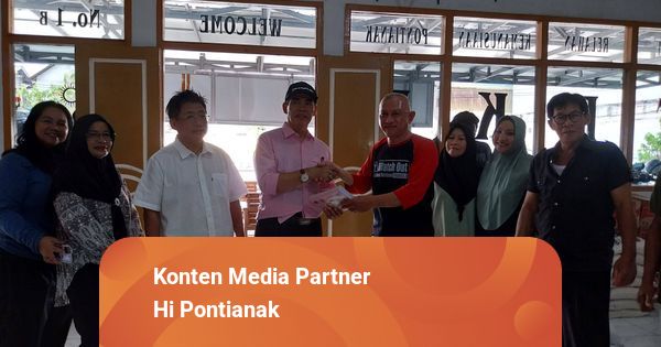 Jakius Sinyor Beri Santunan ke Forum Relawan Kemanusiaan Pontianak