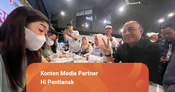 Antusiasme Warga Ikuti Cek Kesehatan Gratis dari Ria Norsan-Krisantus