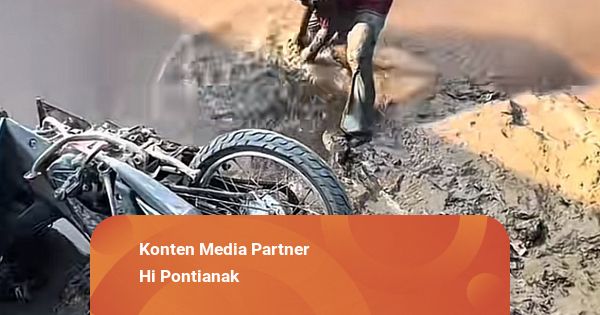 Lalai saat Berkendara, Bocil di Kubu Raya Ini Masuk ke Sungai