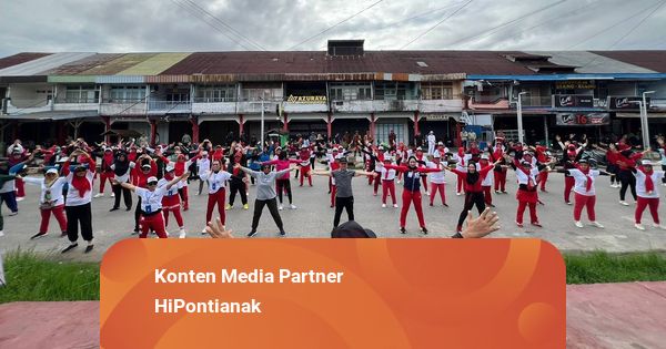 Tingkatkan Kebugaran, Ria Norsan Senam Bareng Ratusan Emak-emak di ...