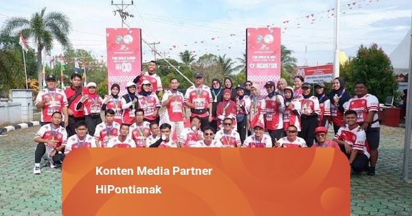 HUT Ke-80 RI, BKPSDM Mempawah Gelar Jalan Santai hingga Cek Kesehatan Gratis