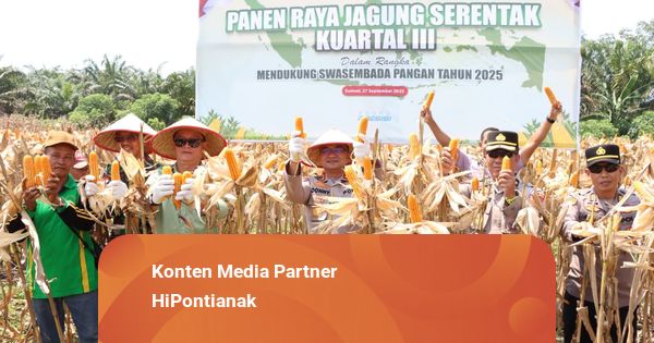 Polres Sekadau Gelar Panen Raya Jagung, Dukung Swasembada Pangan Nasional