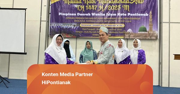 Wanita Islam Kalbar Rayakan Maulid Nabi dan Silaturahmi Pimpinan Daerah