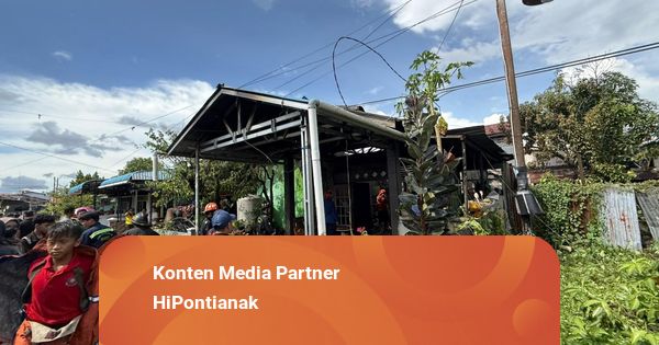 Rumah Personel Damkar Swasta di Pontianak Ludes Terbakar, Satu Petugas Terluka