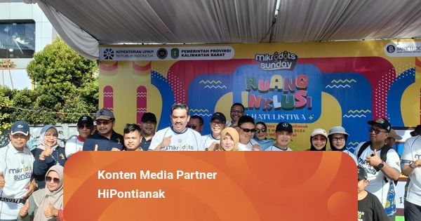 Kemenkum Kalbar Berikan Layanan KI di Jalan Sehat MikroDOTS Kementerian UMKM RI