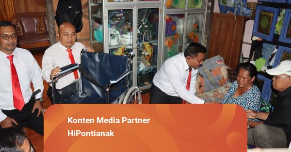 Polres Melawi Salurkan Kursi Roda di Hari Jadi Fungsi Reserse Polri ke-78