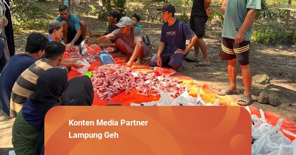 Ikam Lamtim Sembelih 11 Hewan Kurban di Dusun 5 Rejomulyo, Lampung Timur